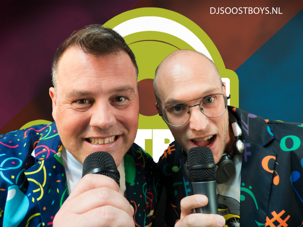 Dj Dirk en Dj Pim van de dj's Oostboys 